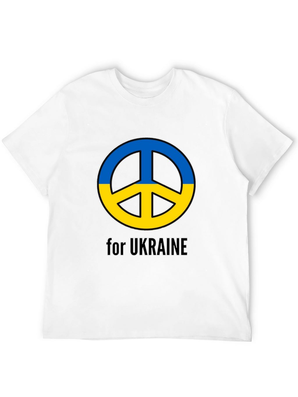 Ukraine Peace Sign T-Shirt - Support Ukraine!