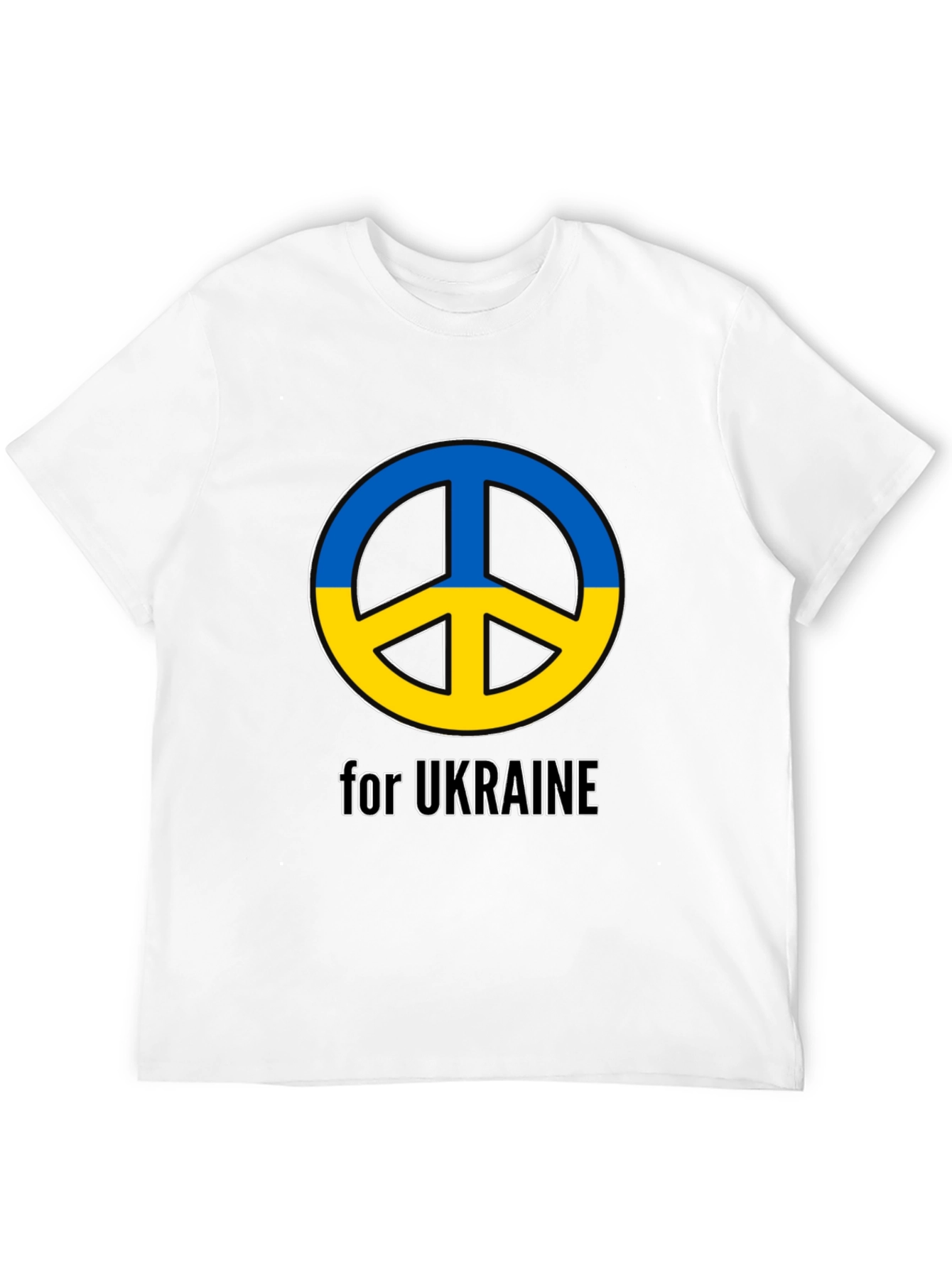 Ukraine Peace Sign T-Shirt - Support Ukraine!