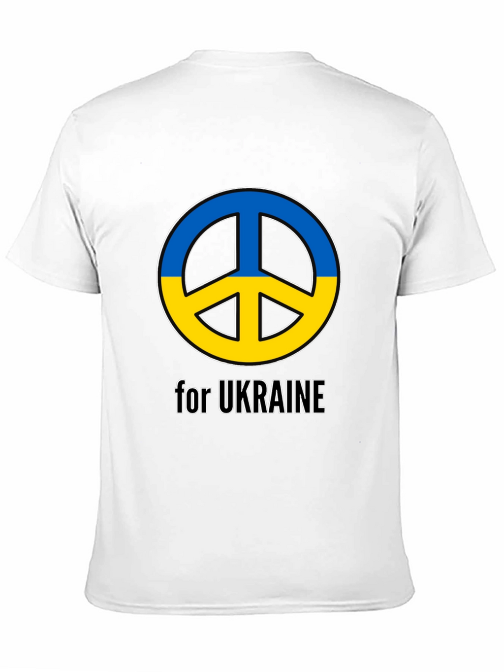 Ukraine Peace Sign T-Shirt - Support Ukraine!