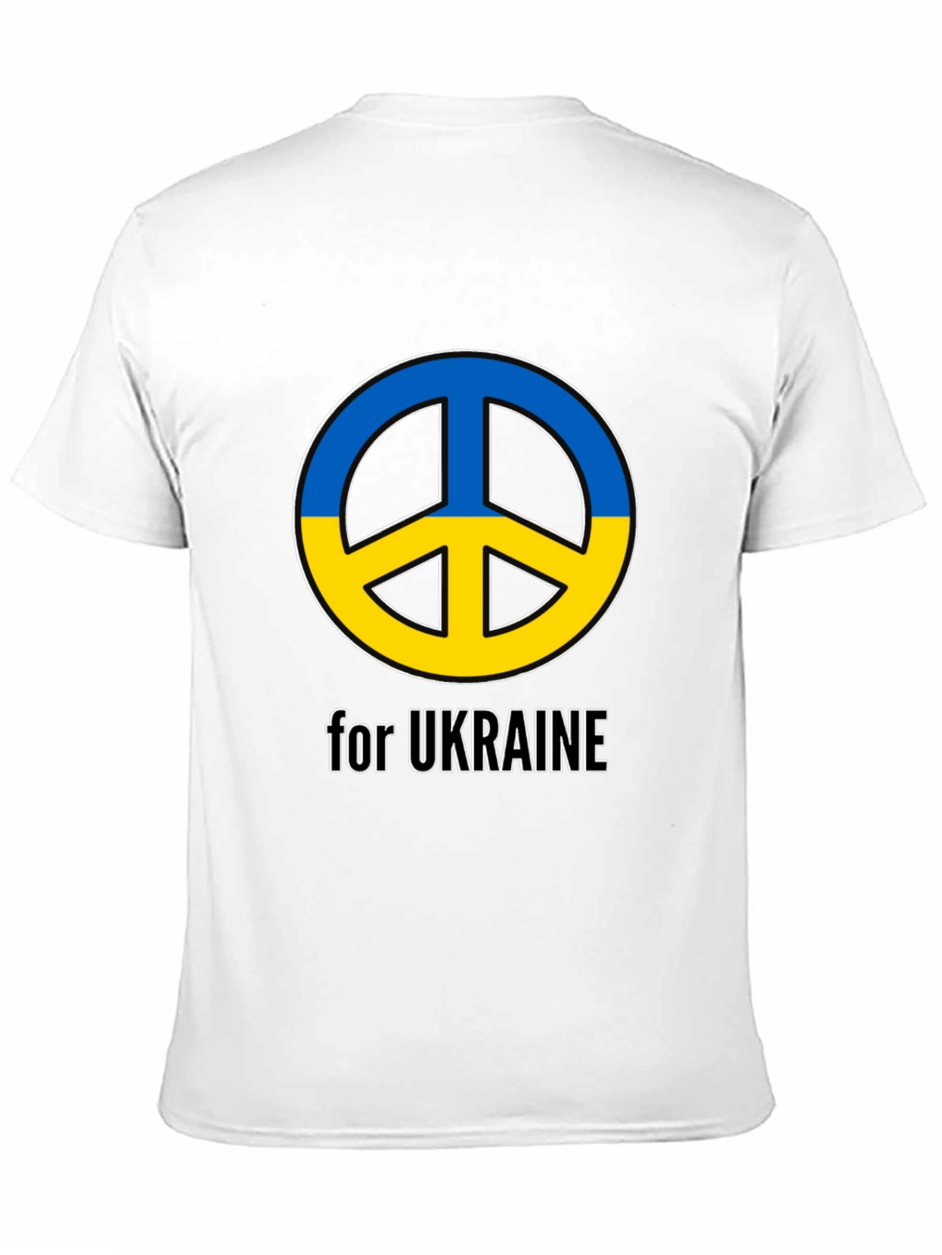 Ukraine Peace Sign T-Shirt - Support Ukraine!