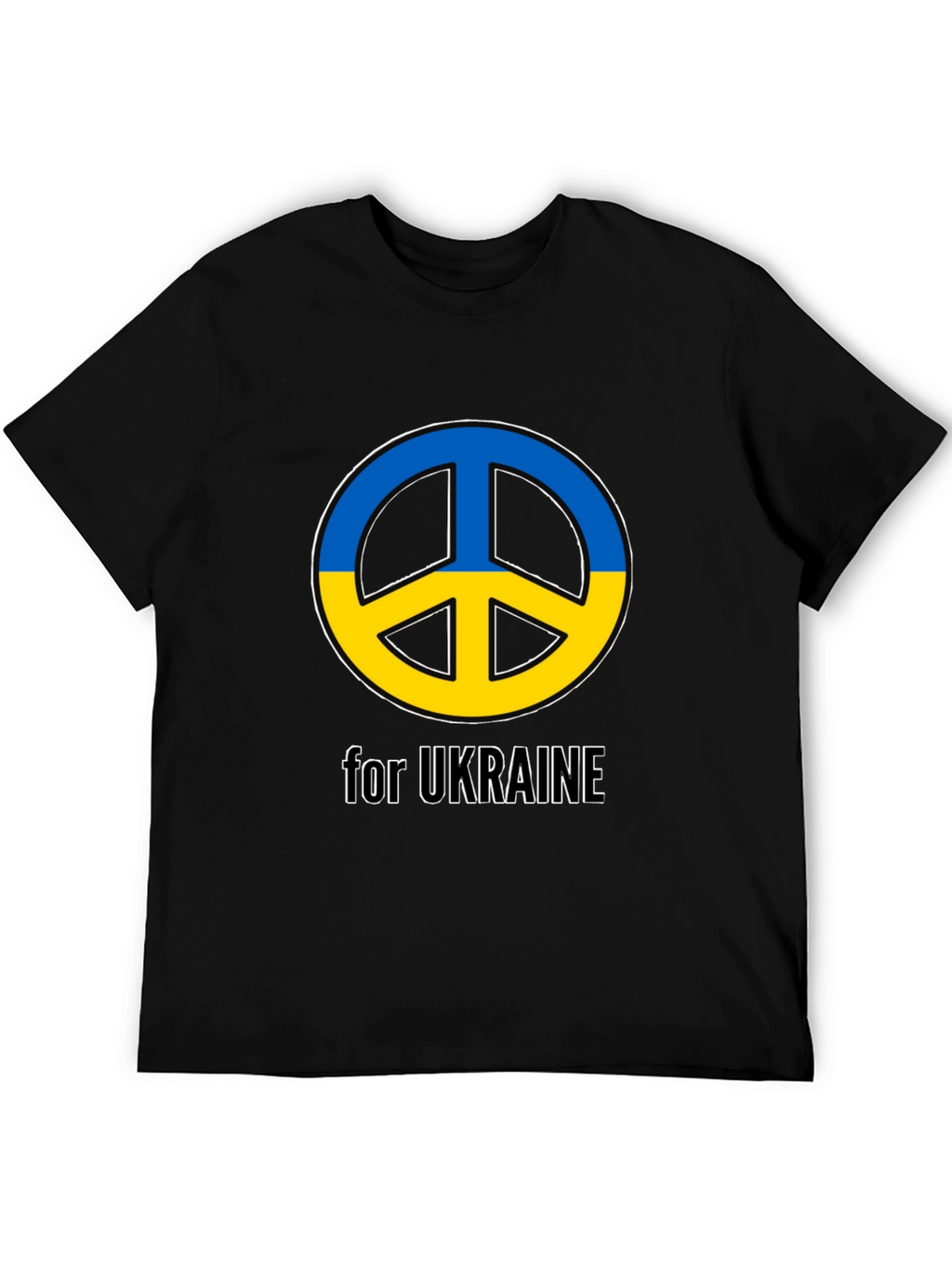 Ukraine Peace Sign T-Shirt - Support Ukraine!