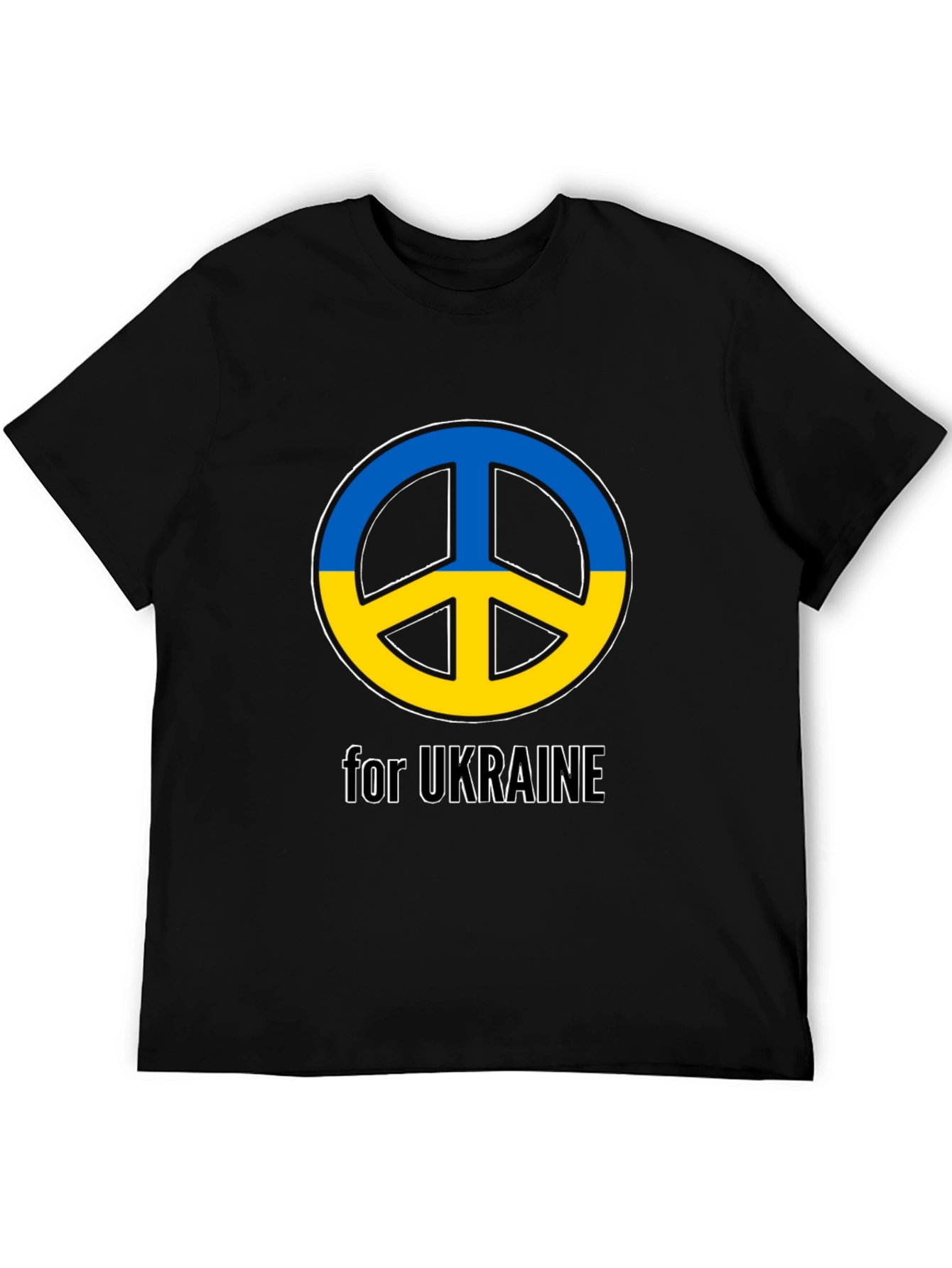 Ukraine Peace Sign T-Shirt - Support Ukraine!