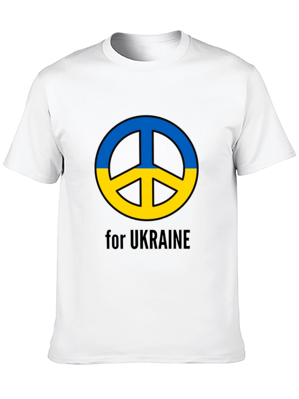 Ukraine Peace Sign T-Shirt - Support Ukraine!