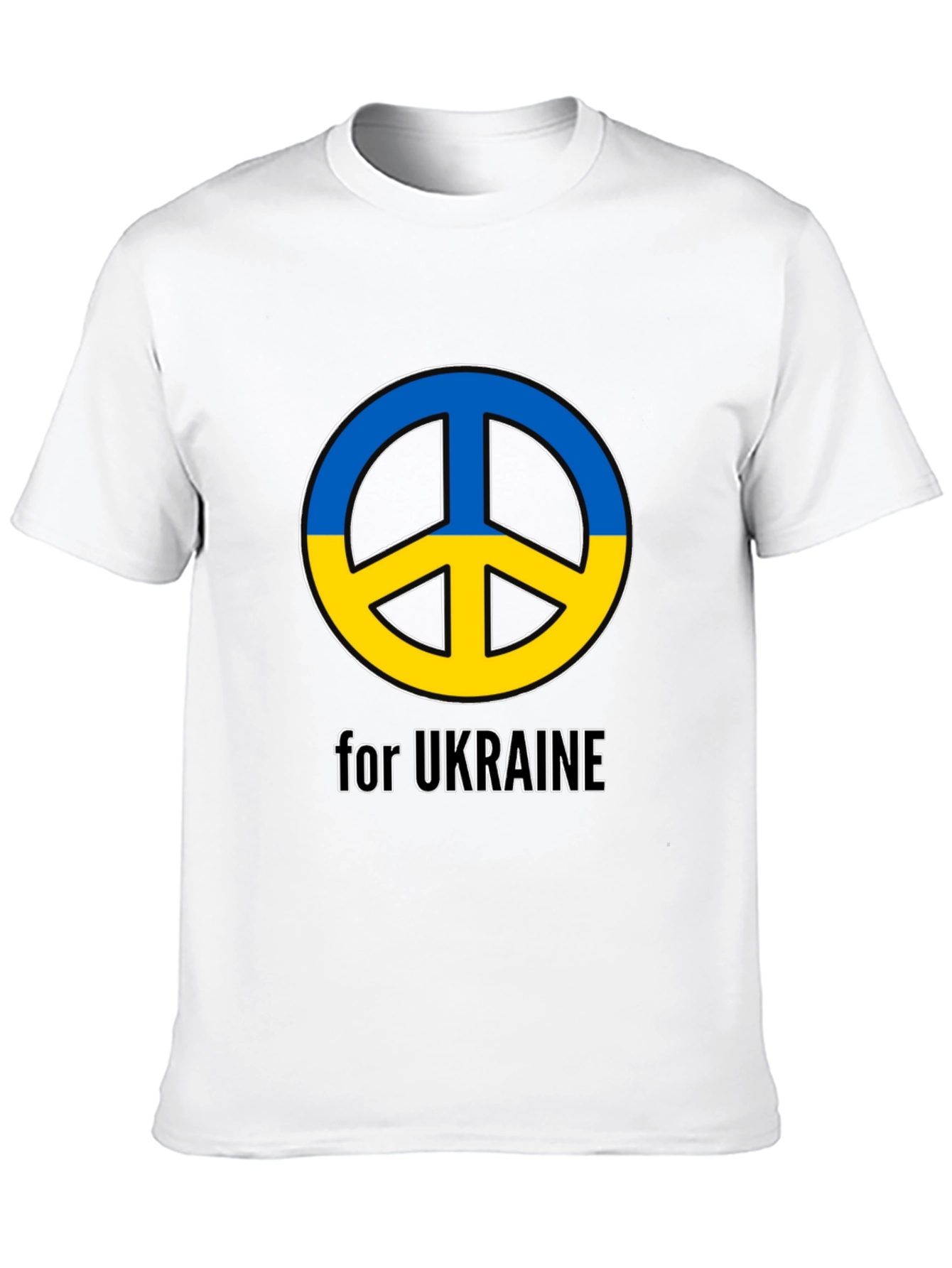 Ukraine Peace Sign T-Shirt - Support Ukraine!