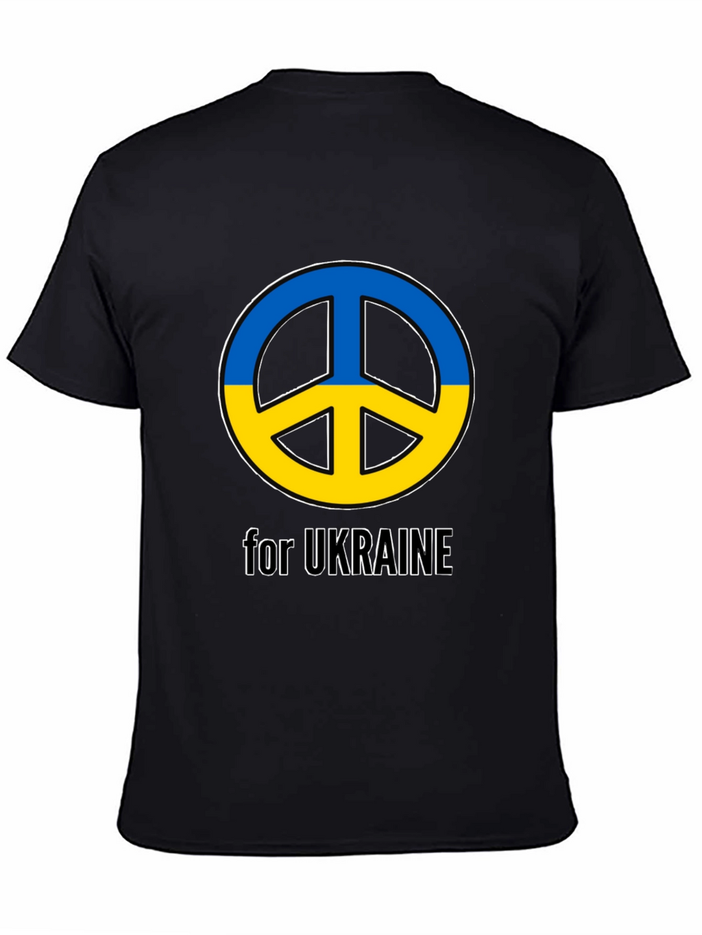 Ukraine Peace Sign T-Shirt - Support Ukraine!