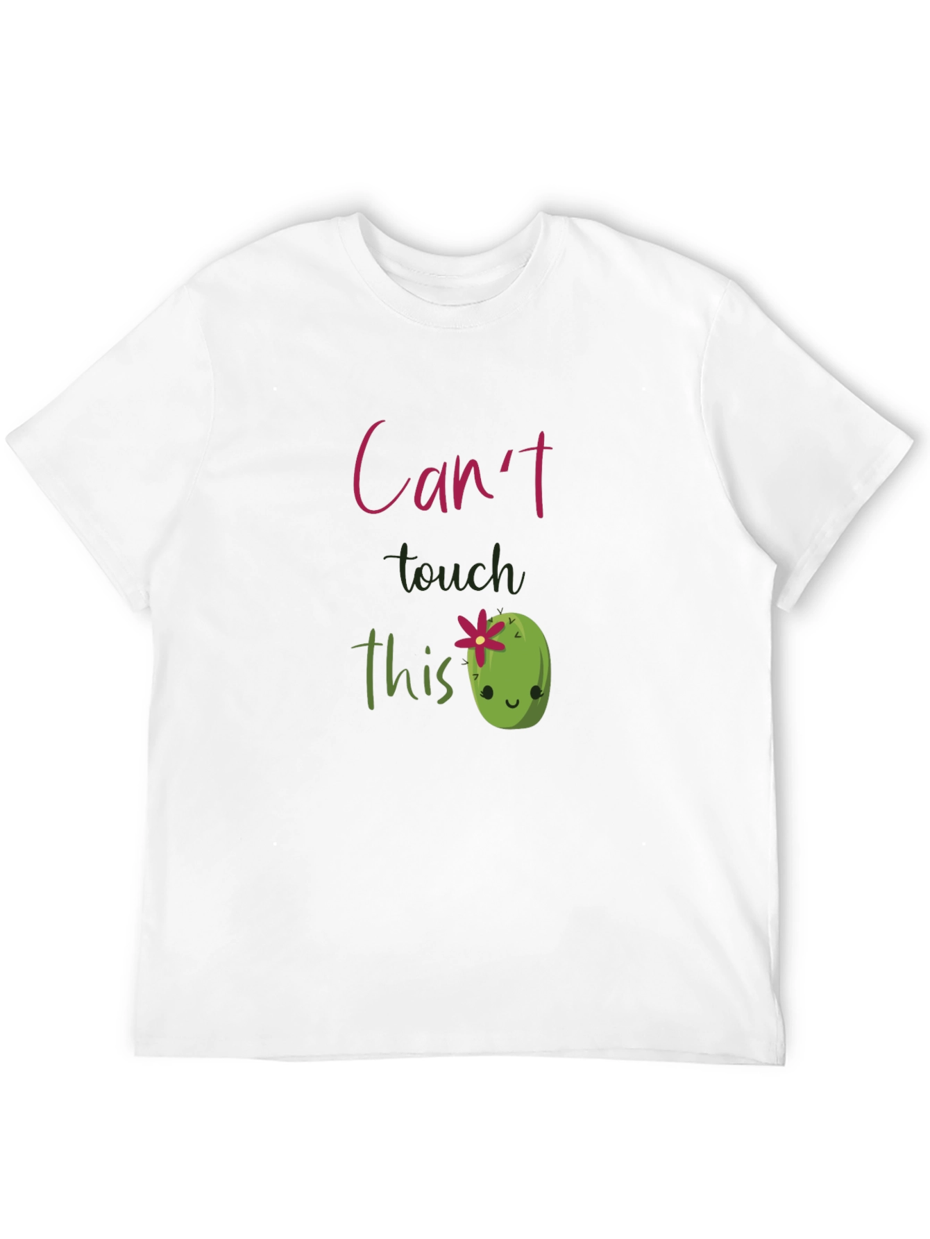 Cute Cactus T-Shirt - Cant Touch This