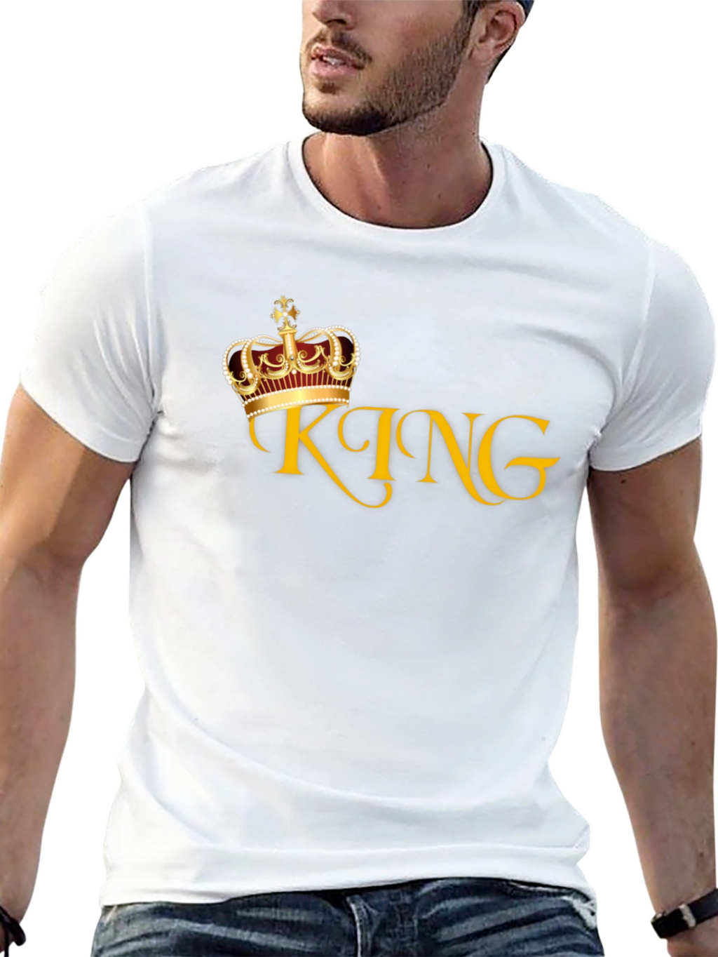 King Crown Graphic Tee - Stylish Mens T-Shirt