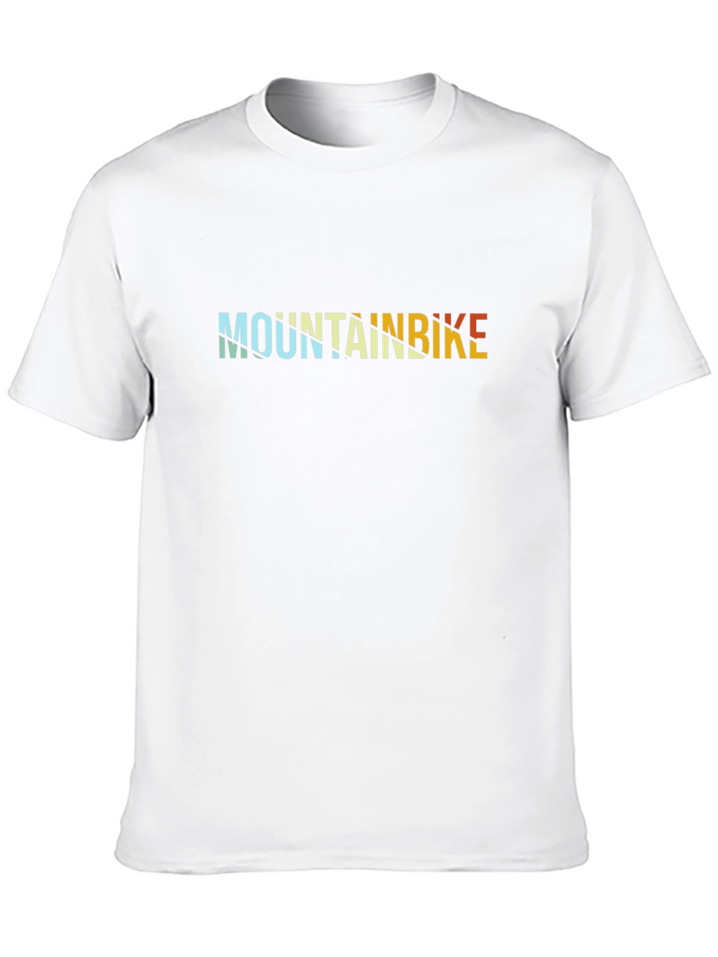 Mountain Bike Graphic Tee - Black Casual T-Shirt