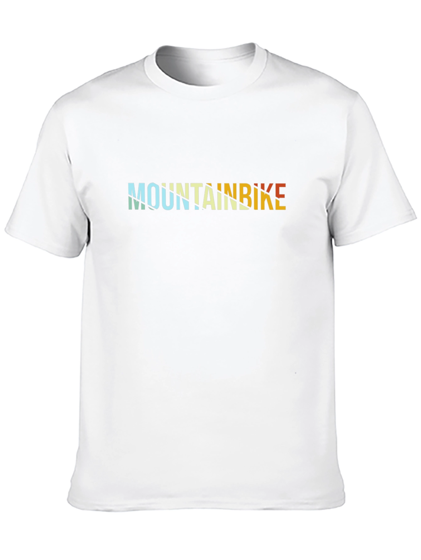 Mountain Bike Graphic Tee - Black Casual T-Shirt