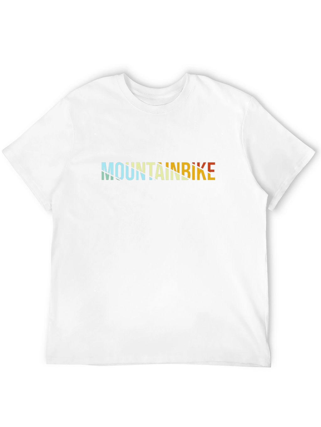 Mountain Bike Graphic Tee - Black Casual T-Shirt