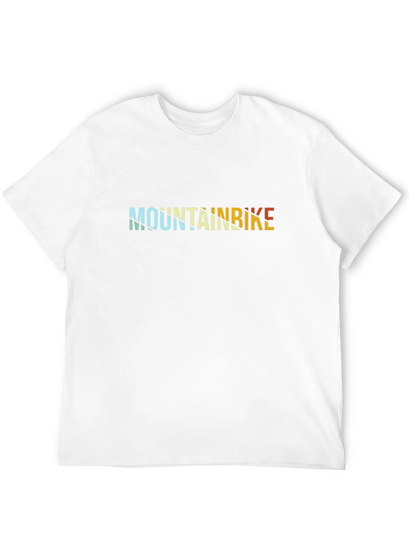 Mountain Bike Graphic Tee - Black Casual T-Shirt