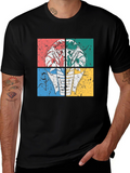 Retro Cobra Graphic Tee - Distressed Design