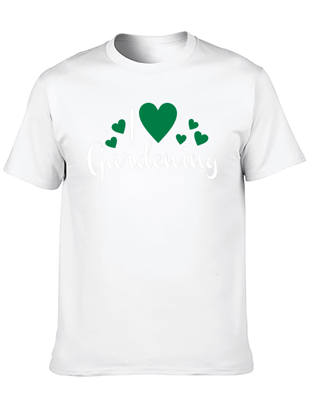 I Love Gardening T-Shirt - Black Cotton Tee