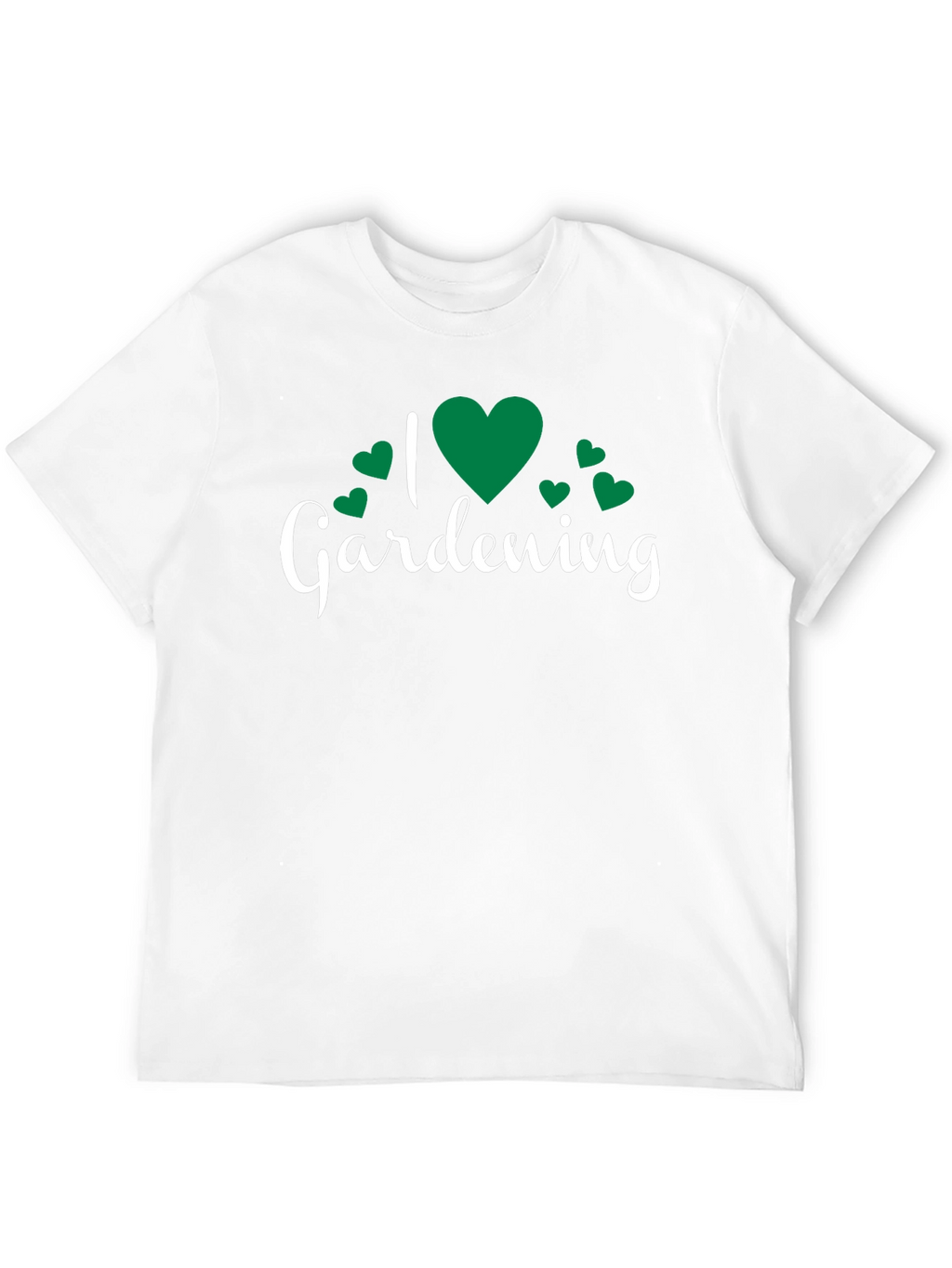 I Love Gardening T-Shirt - Black Cotton Tee