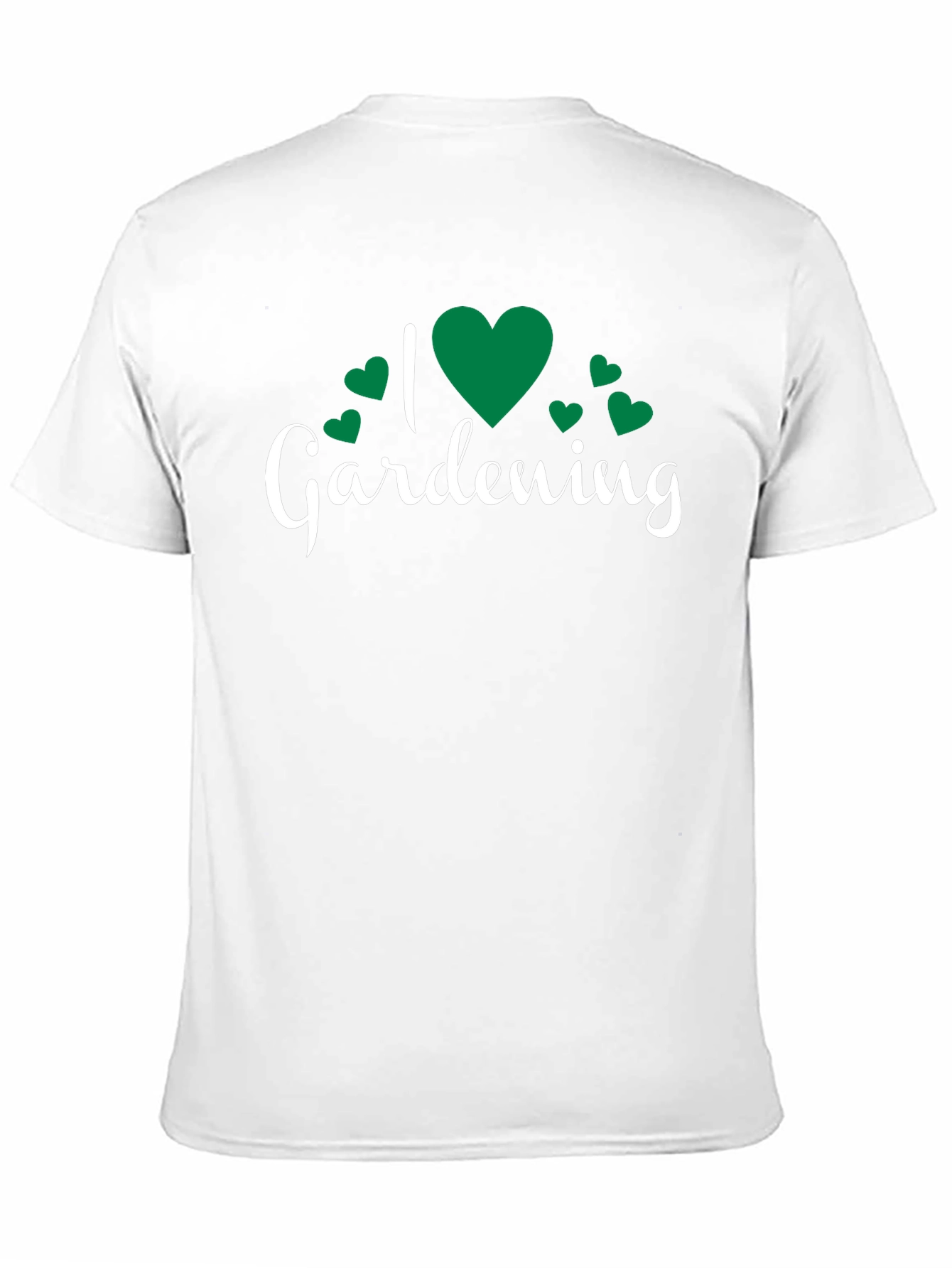 I Love Gardening T-Shirt - Black Cotton Tee