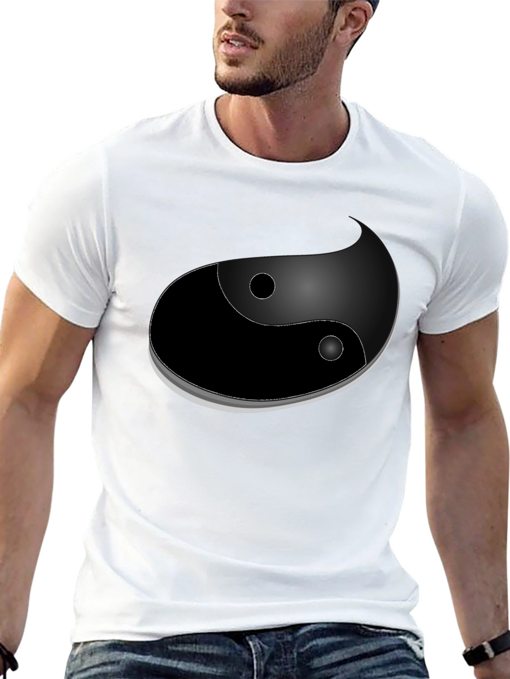 Yin Yang Graphic T-Shirt - Balance & Harmony