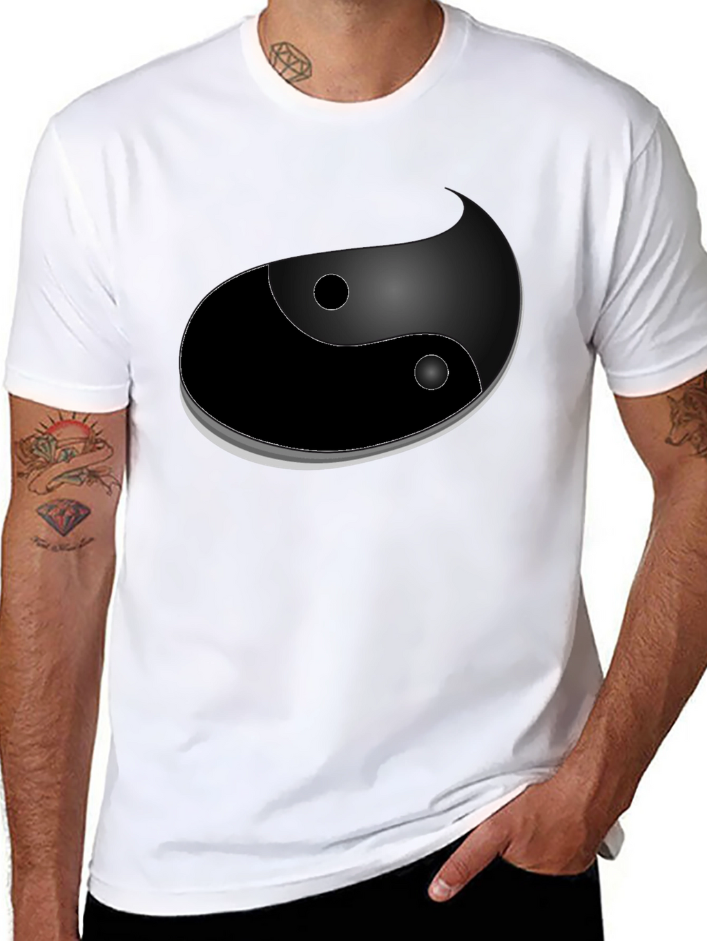Yin Yang Graphic T-Shirt - Balance & Harmony