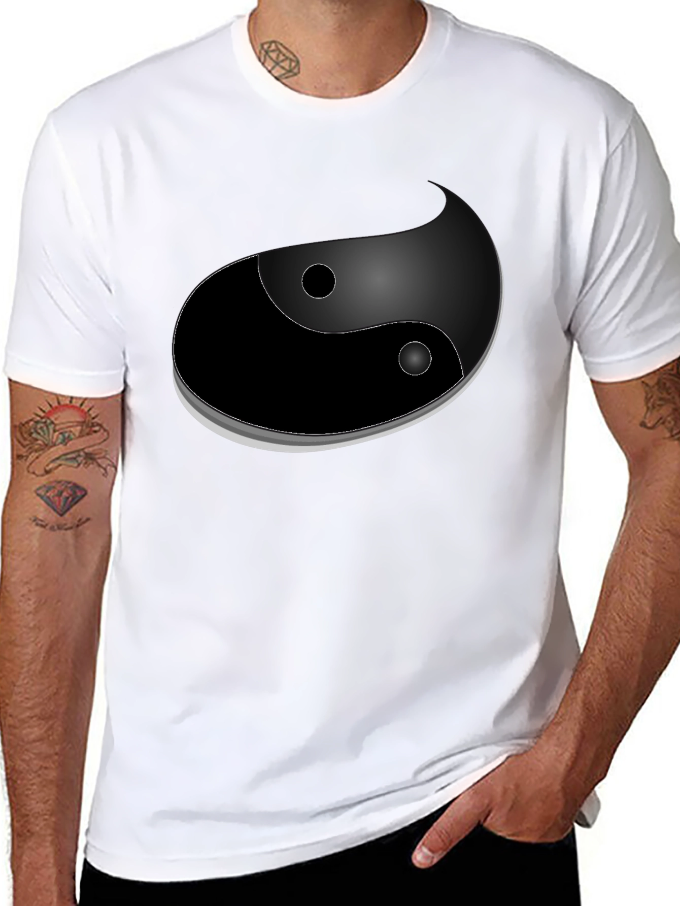 Yin Yang Graphic T-Shirt - Balance & Harmony