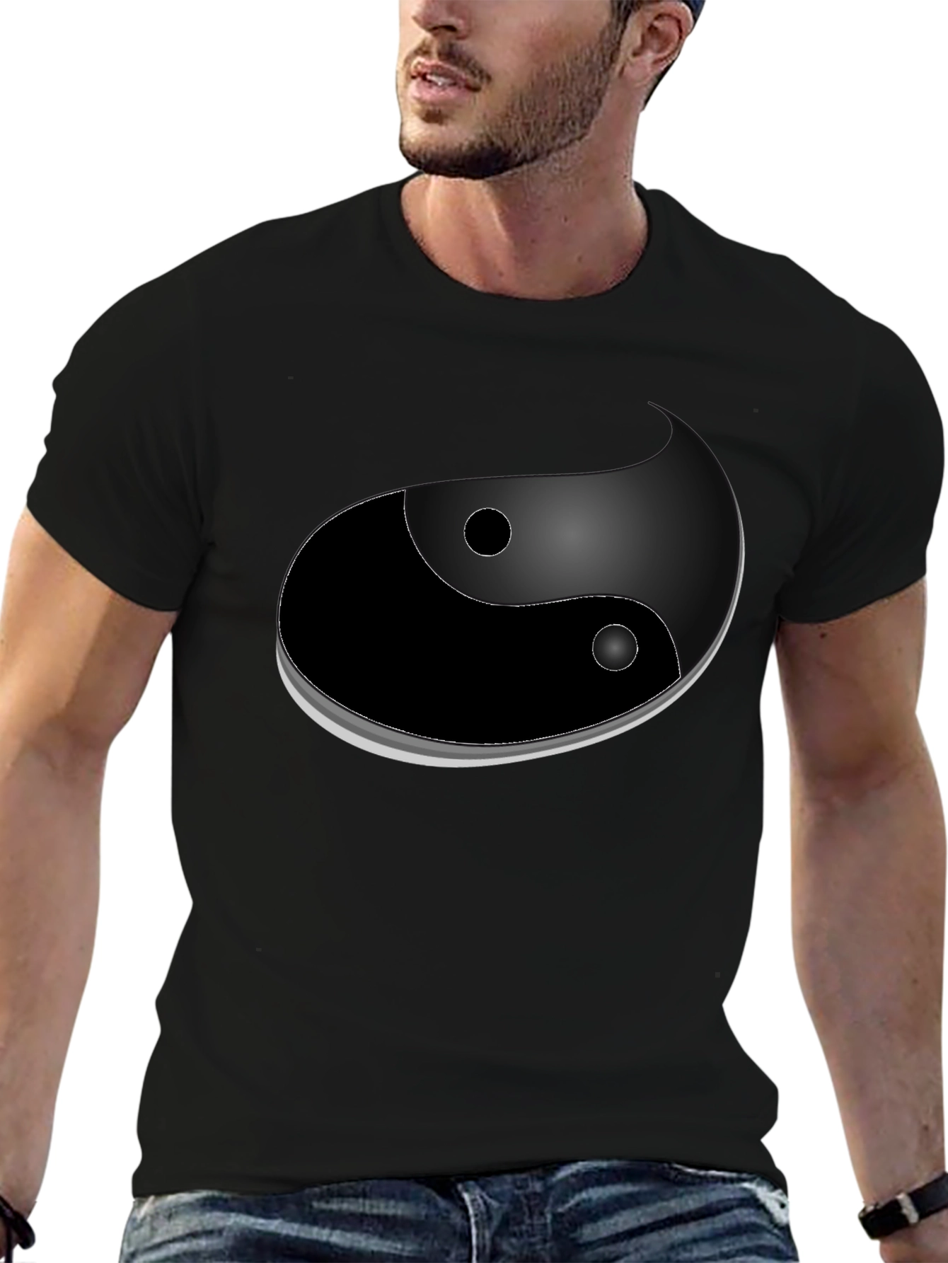 Yin Yang Graphic T-Shirt - Balance & Harmony