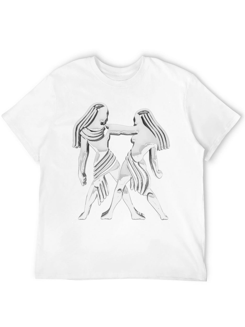 Gemini Zodiac Black T-Shirt