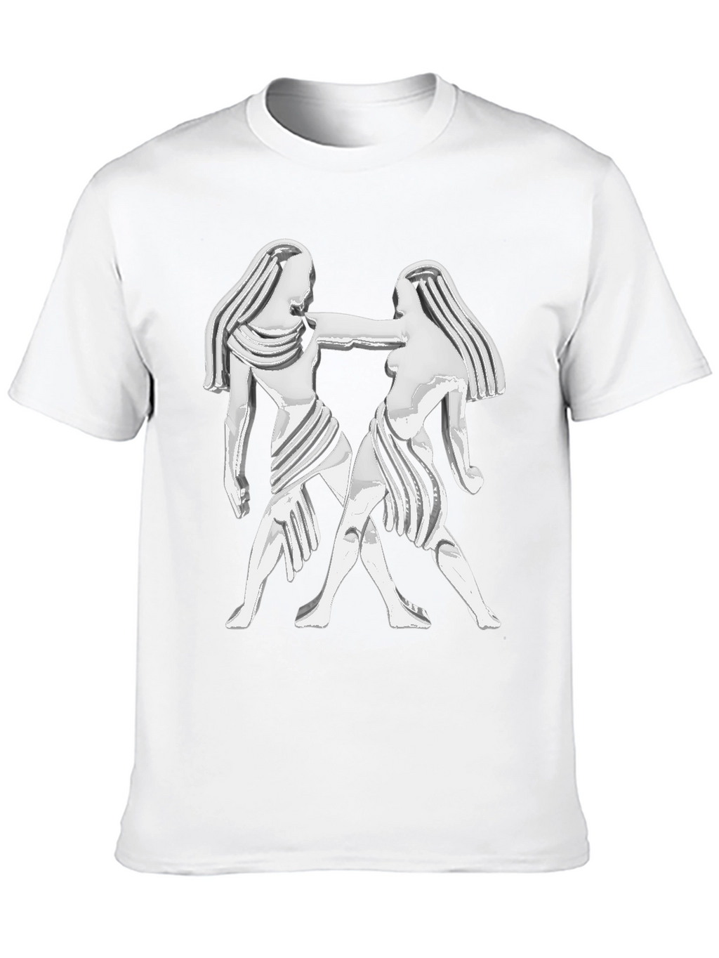 Gemini Zodiac Black T-Shirt