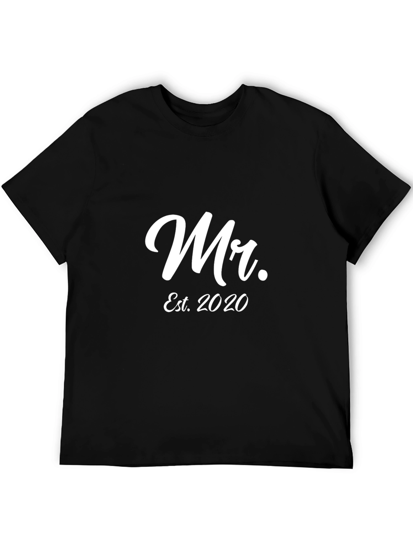 Mr. Est. 2020 Black T-Shirt