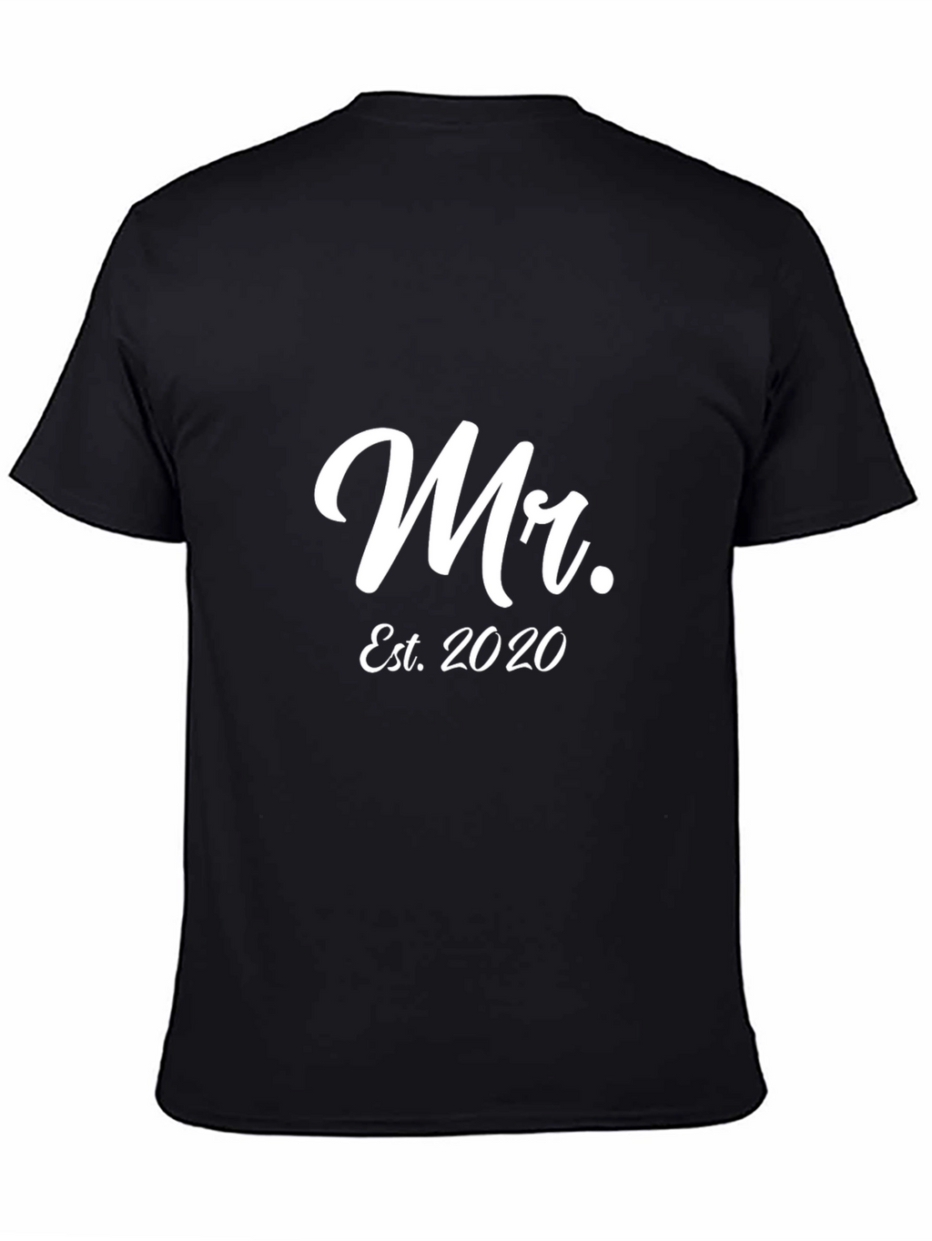 Mr. Est. 2020 Black T-Shirt