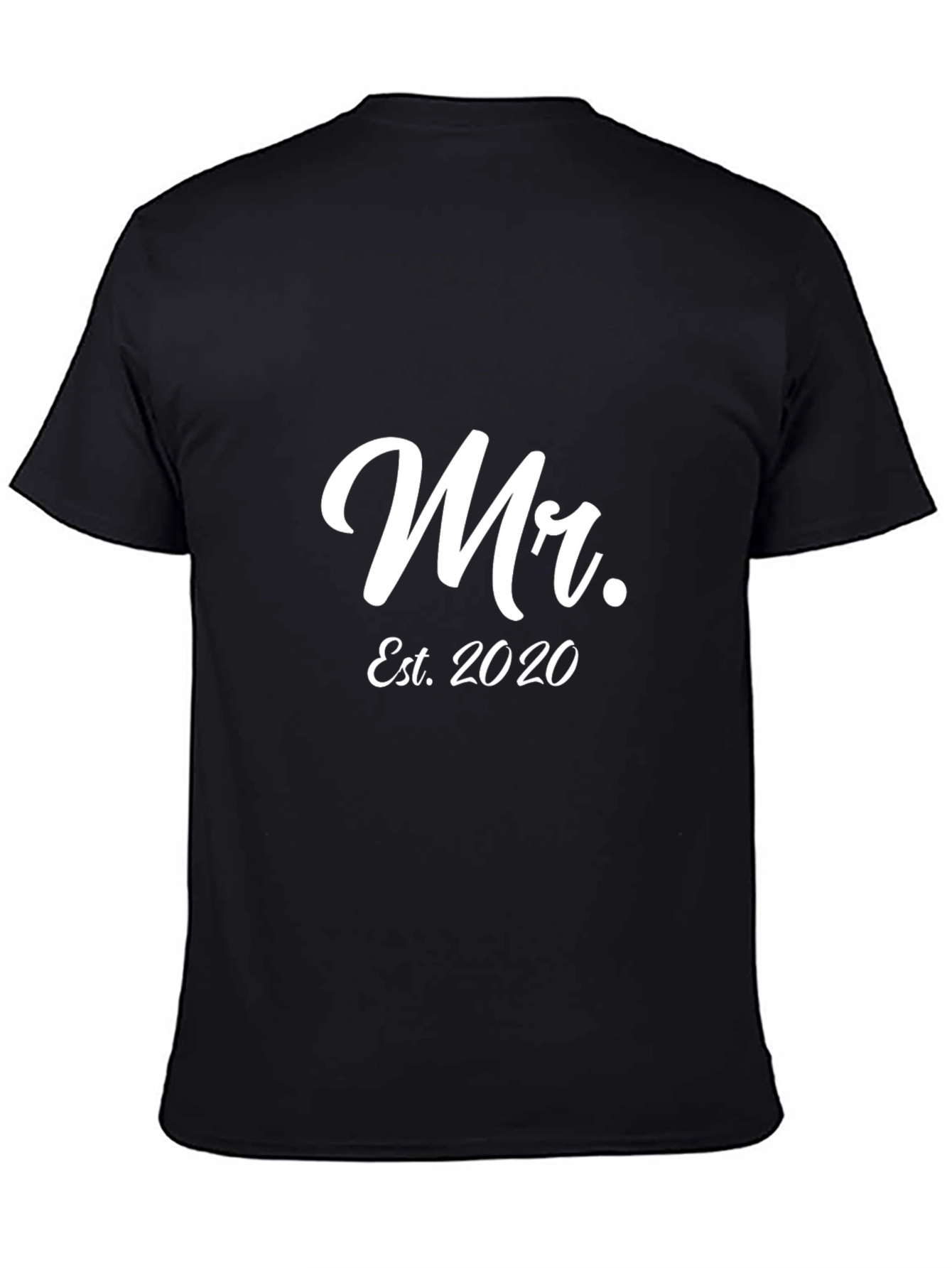 Mr. Est. 2020 Black T-Shirt