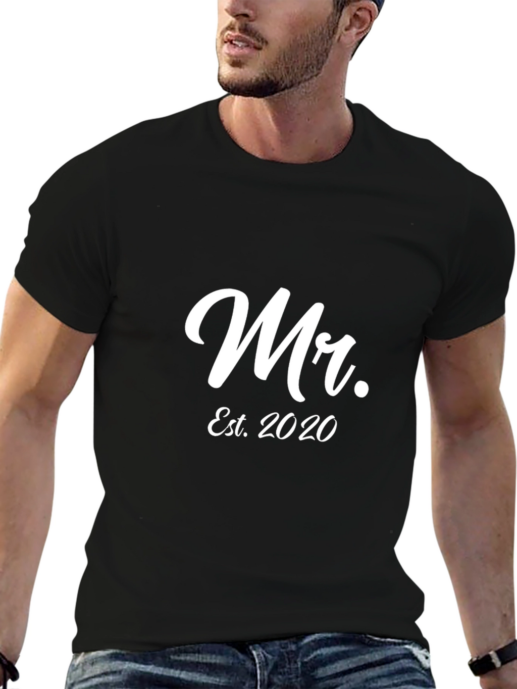 Mr. Est. 2020 Black T-Shirt