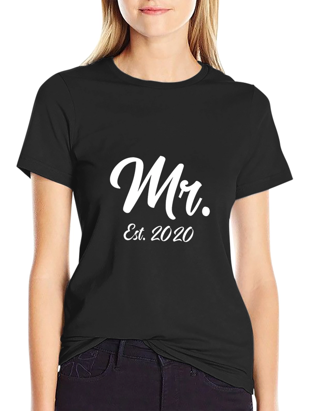 Mr. Est. 2020 Black T-Shirt