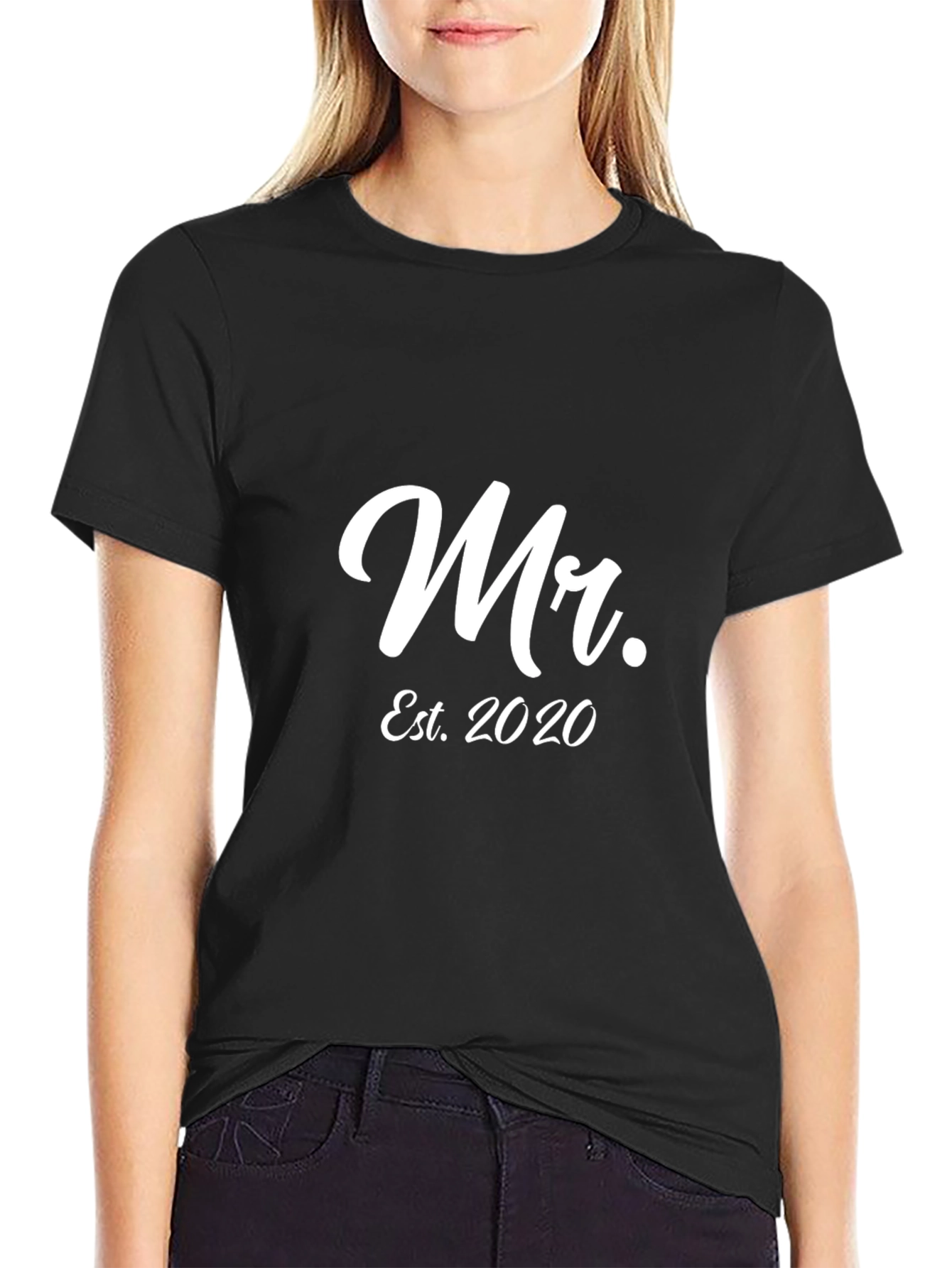 Mr. Est. 2020 Black T-Shirt