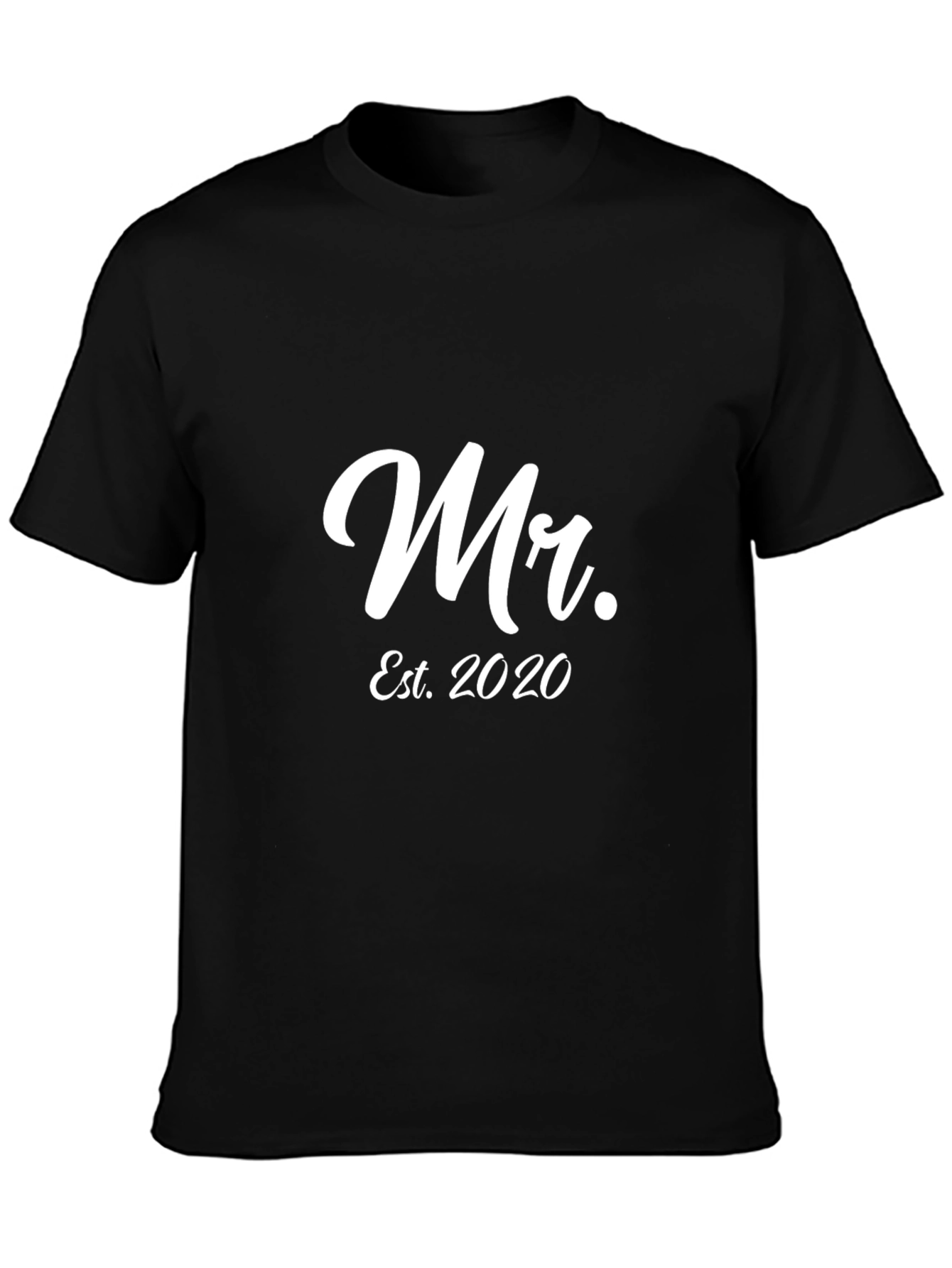 Mr. Est. 2020 Black T-Shirt