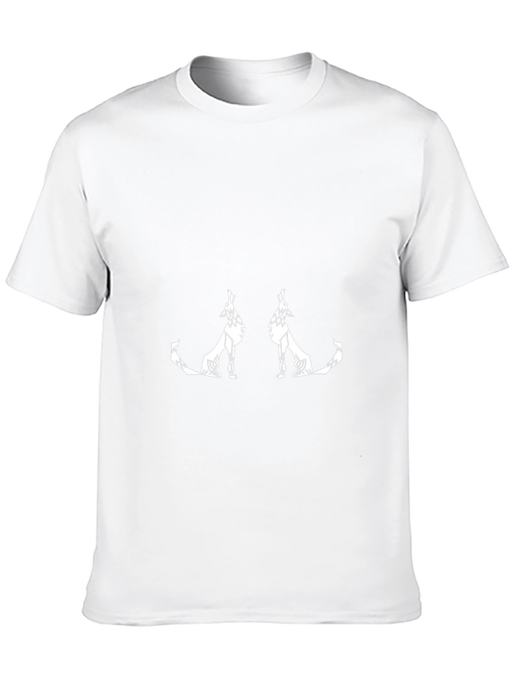Howling Wolves Graphic Black T-Shirt