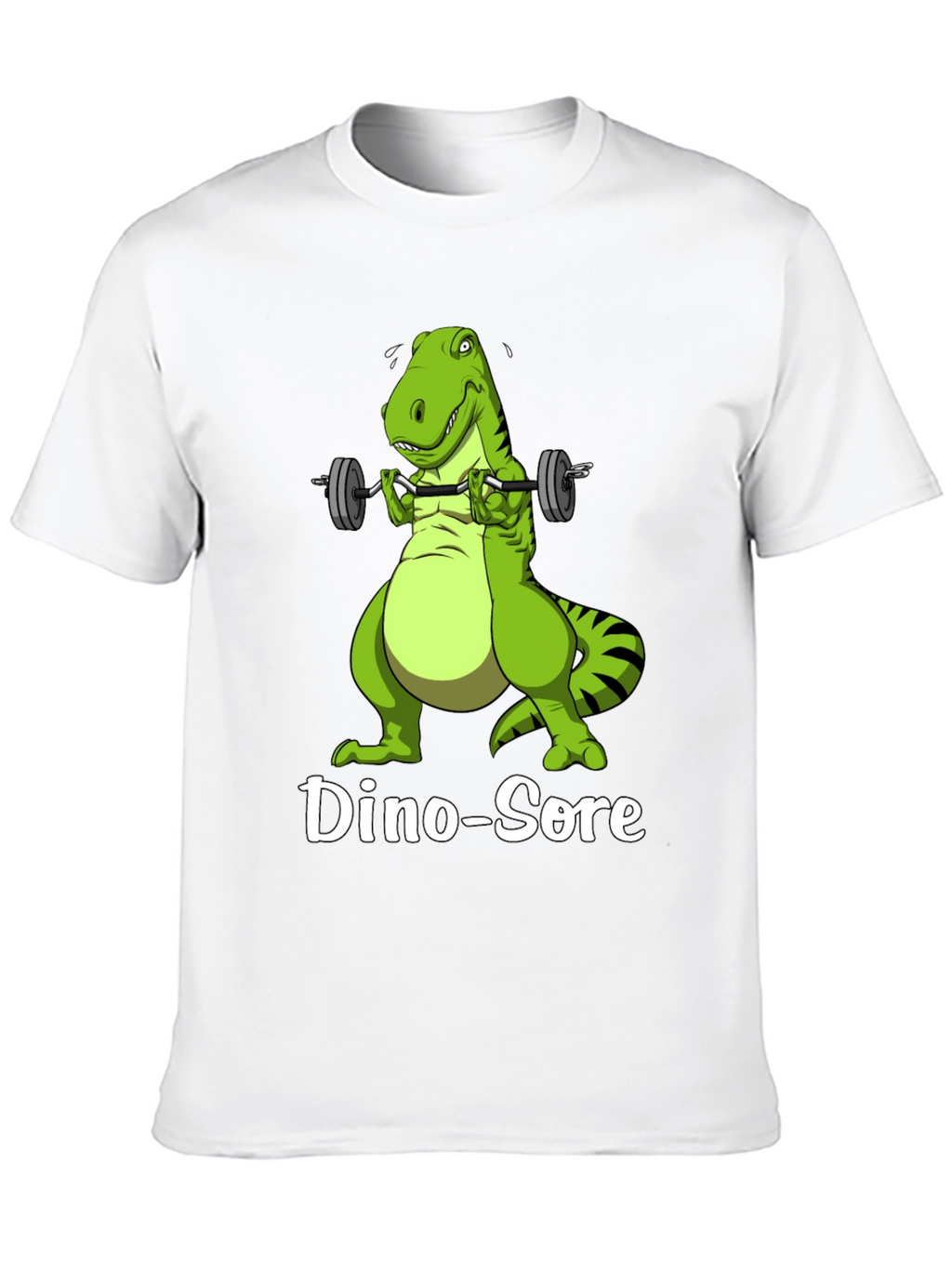 Dino-Sore T-Shirt: Funny Gym Dinosaur Workout Tee