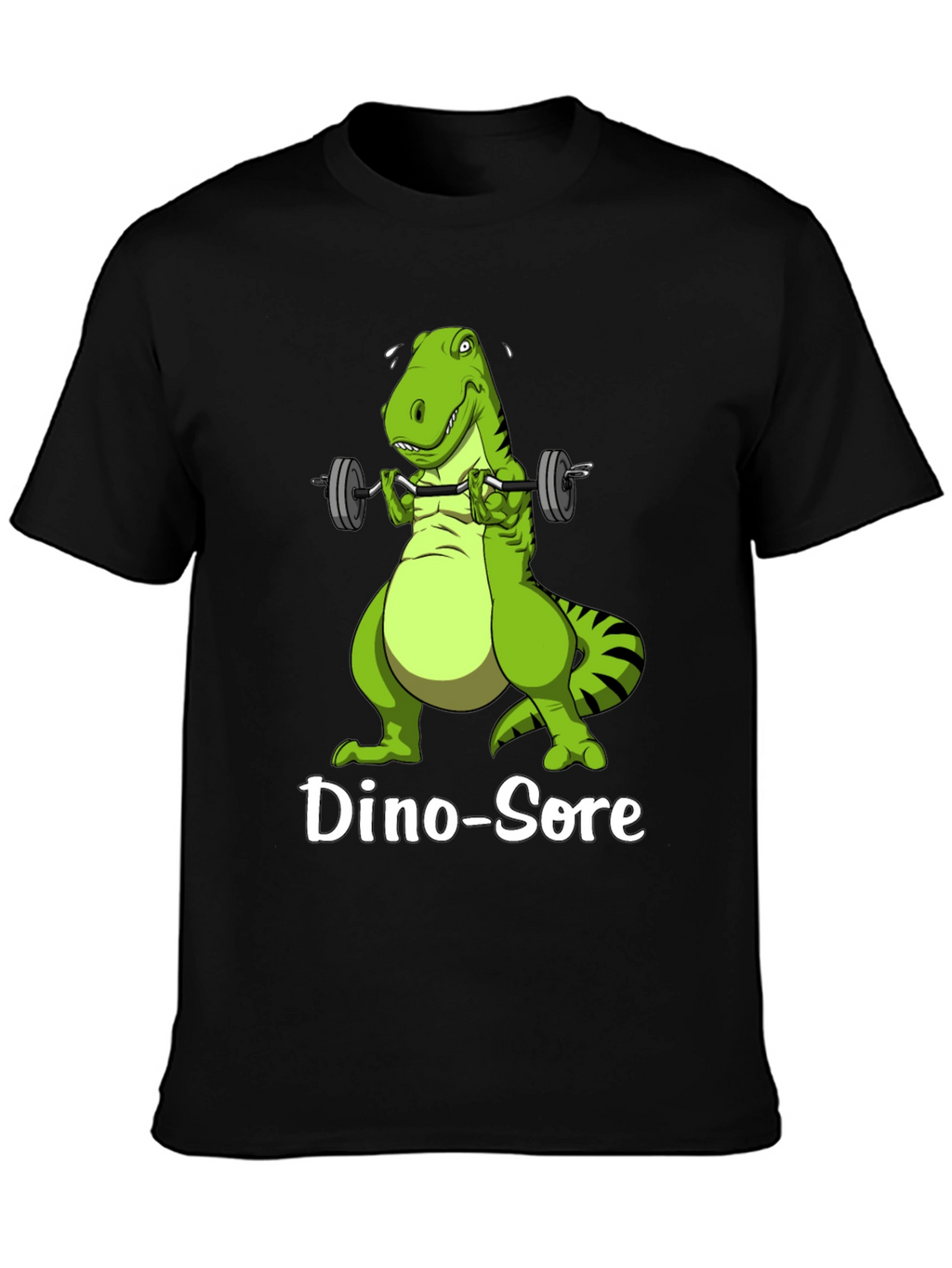 Dino-Sore T-Shirt: Funny Gym Dinosaur Workout Tee