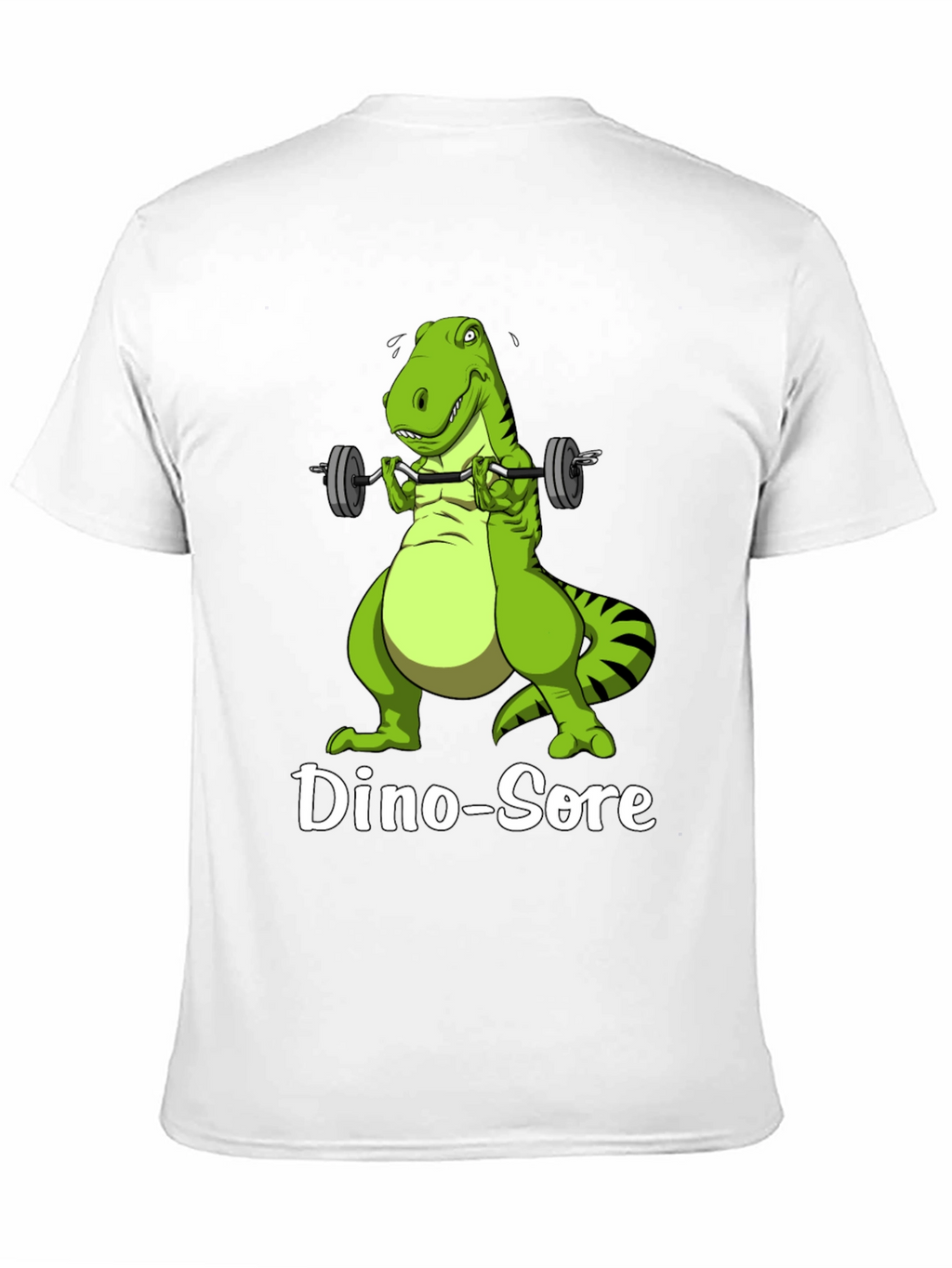 Dino-Sore T-Shirt: Funny Gym Dinosaur Workout Tee
