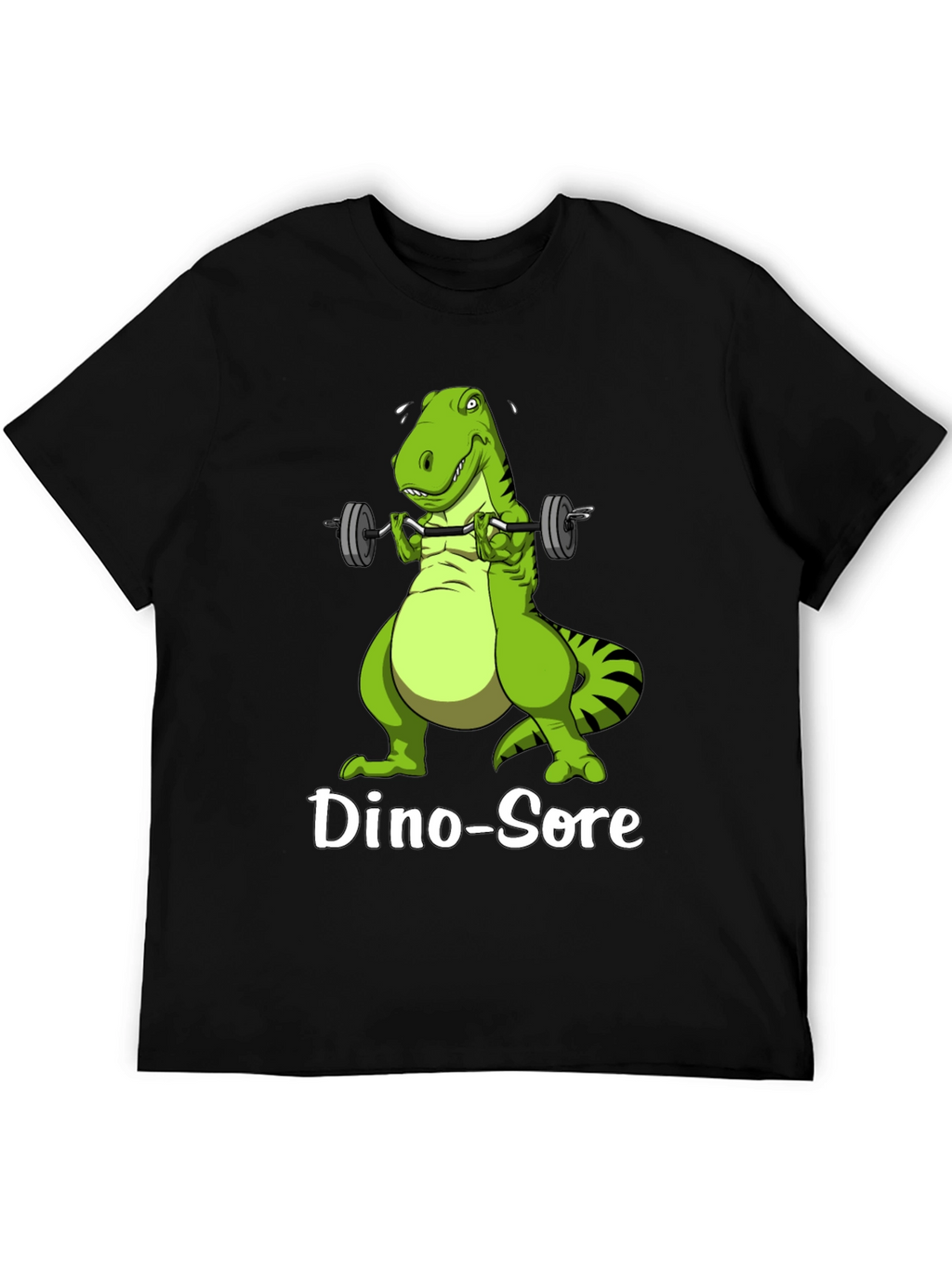 Dino-Sore T-Shirt: Funny Gym Dinosaur Workout Tee