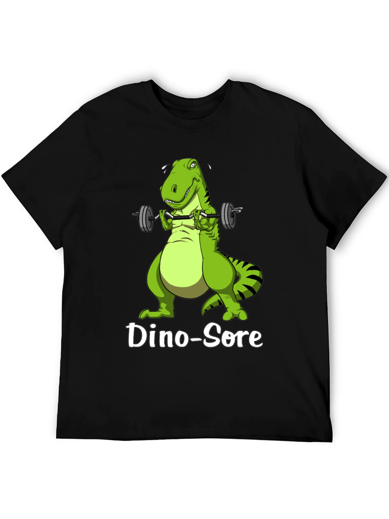 Dino-Sore T-Shirt: Funny Gym Dinosaur Workout Tee