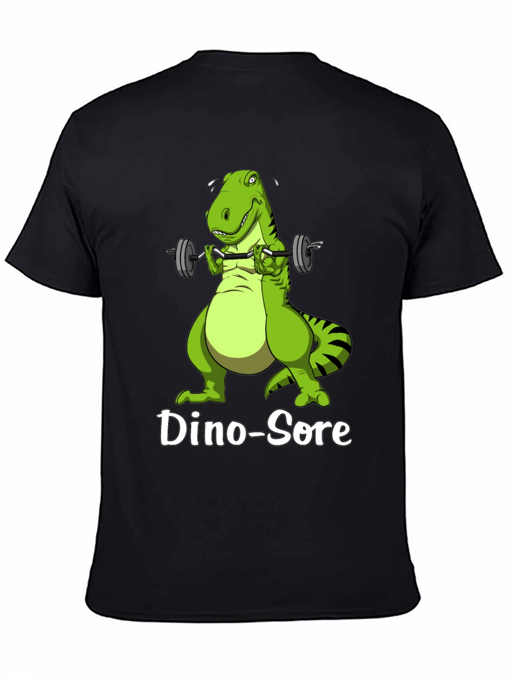 Dino-Sore T-Shirt: Funny Gym Dinosaur Workout Tee