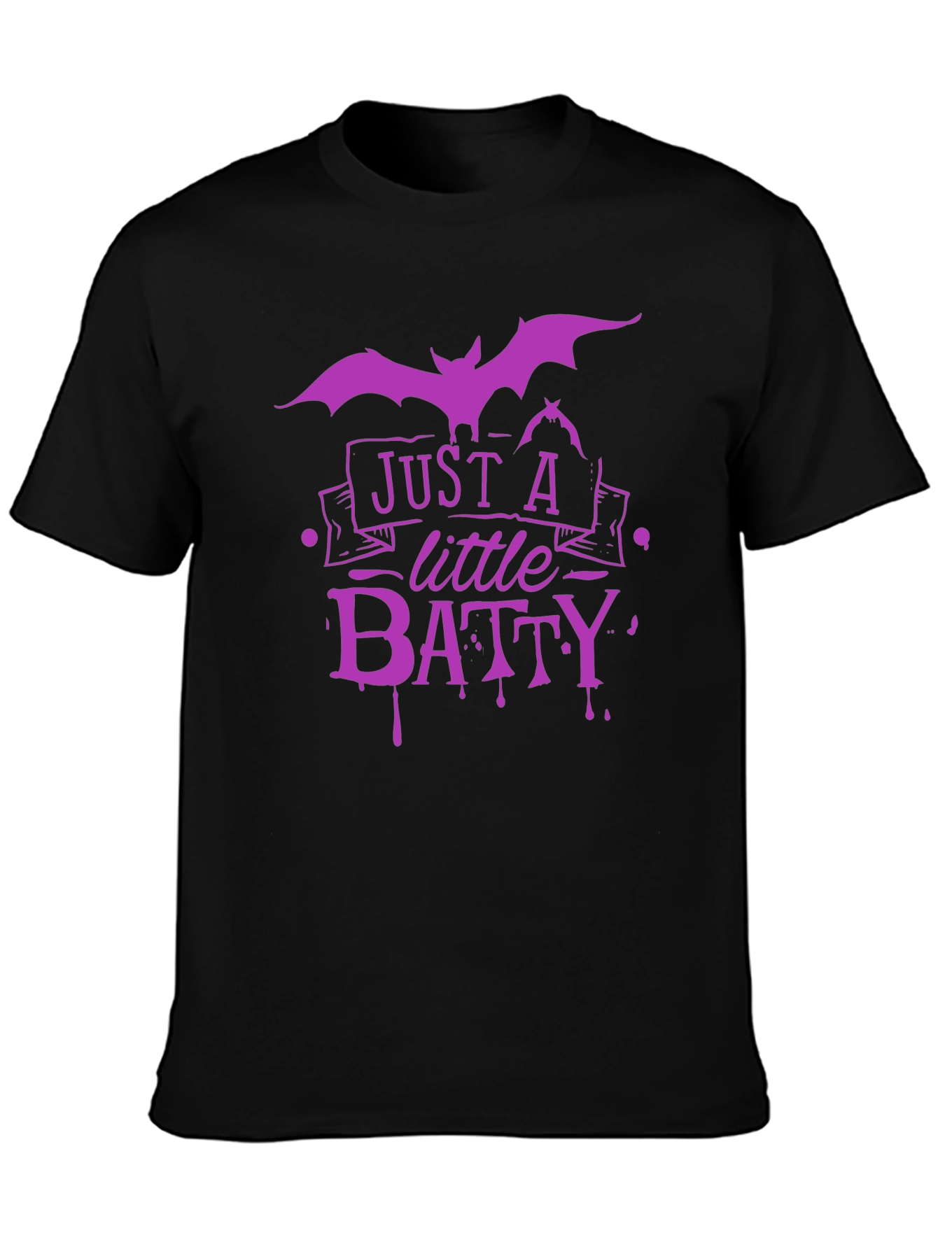 Just A Little Batty T-Shirt Halloween