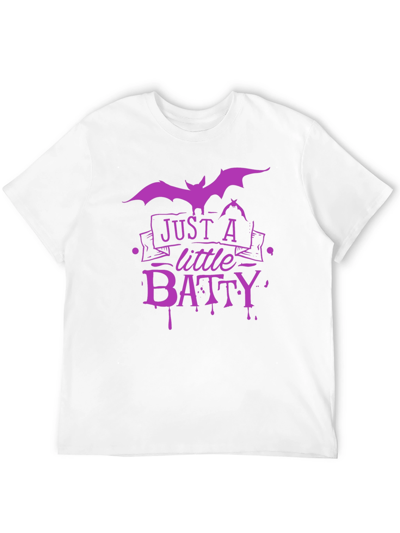 Just A Little Batty T-Shirt Halloween