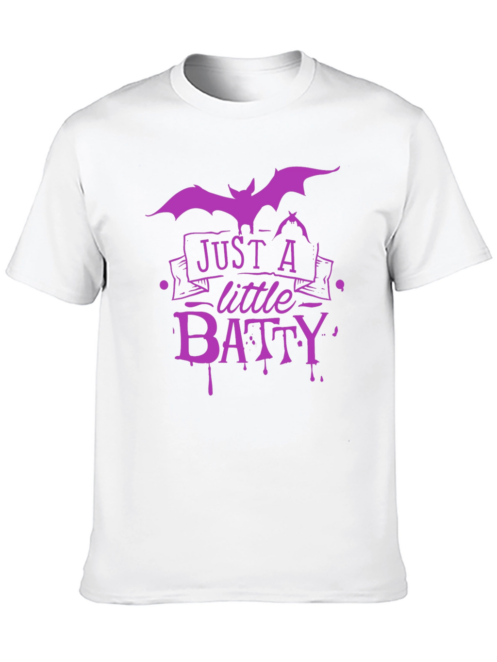 Just A Little Batty T-Shirt Halloween