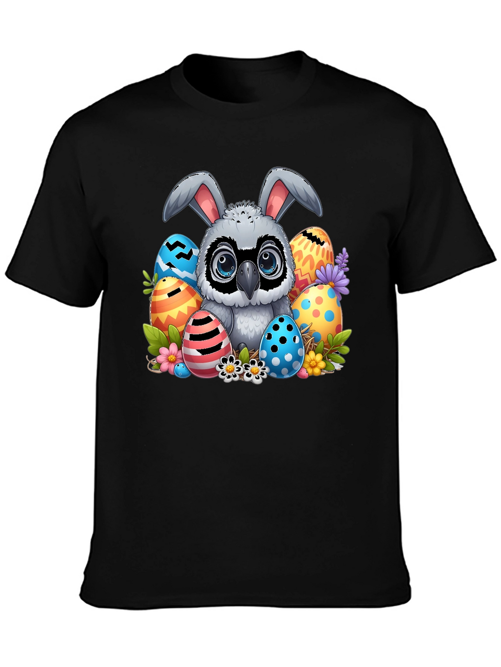Easter Raccoon Bunny Ears T-Shirt