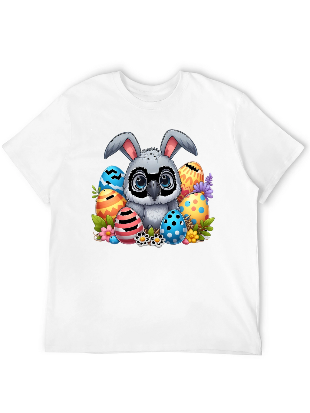 Easter Raccoon Bunny Ears T-Shirt