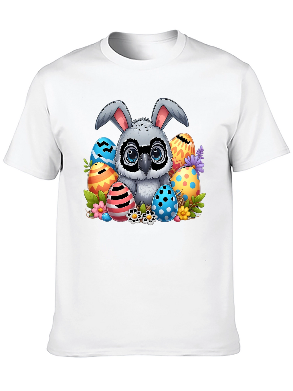 Easter Raccoon Bunny Ears T-Shirt