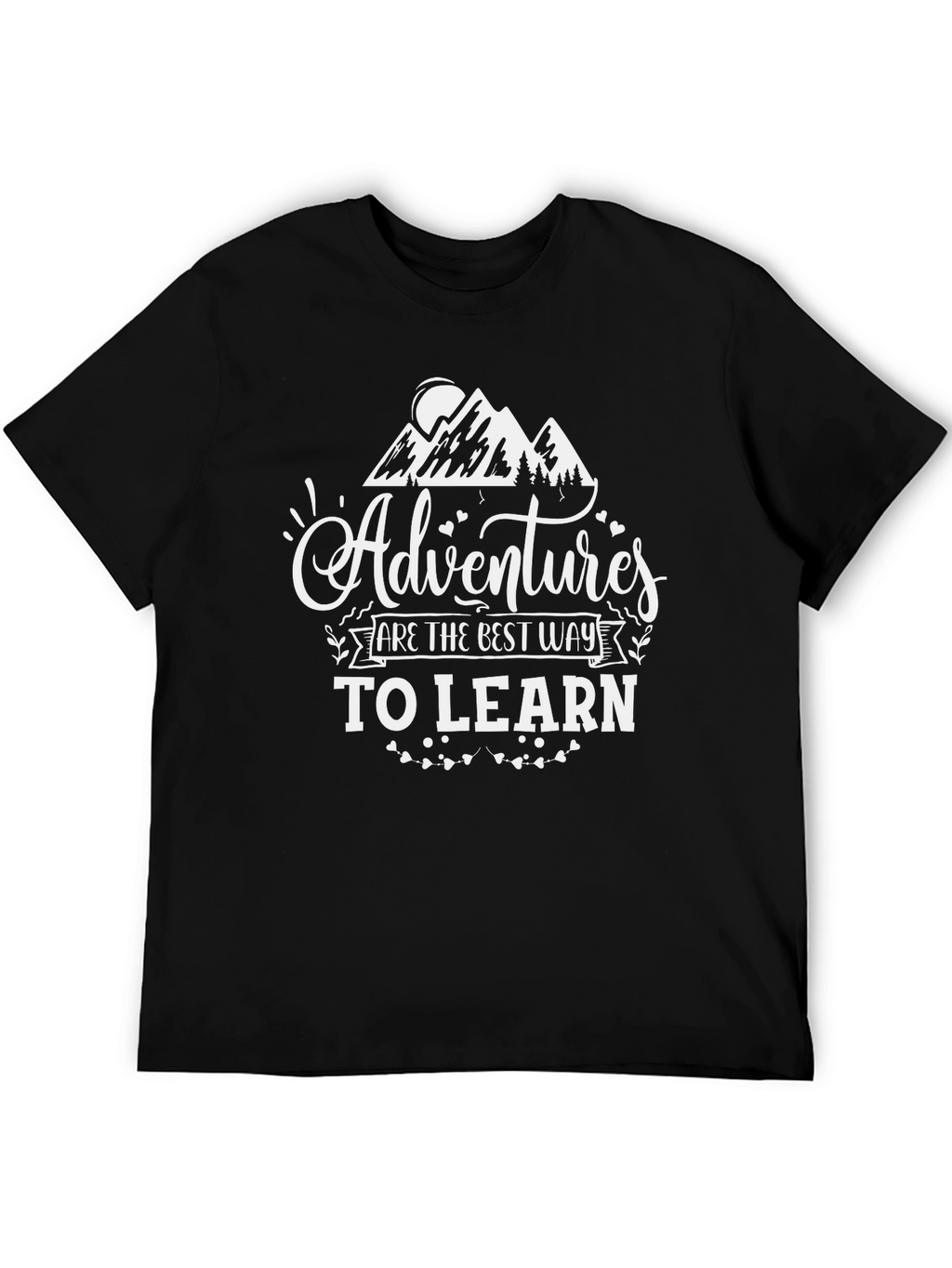 Adventure Seeker Black T-Shirt