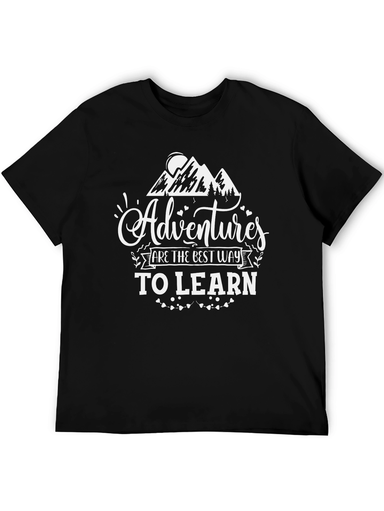 Adventure Seeker Black T-Shirt