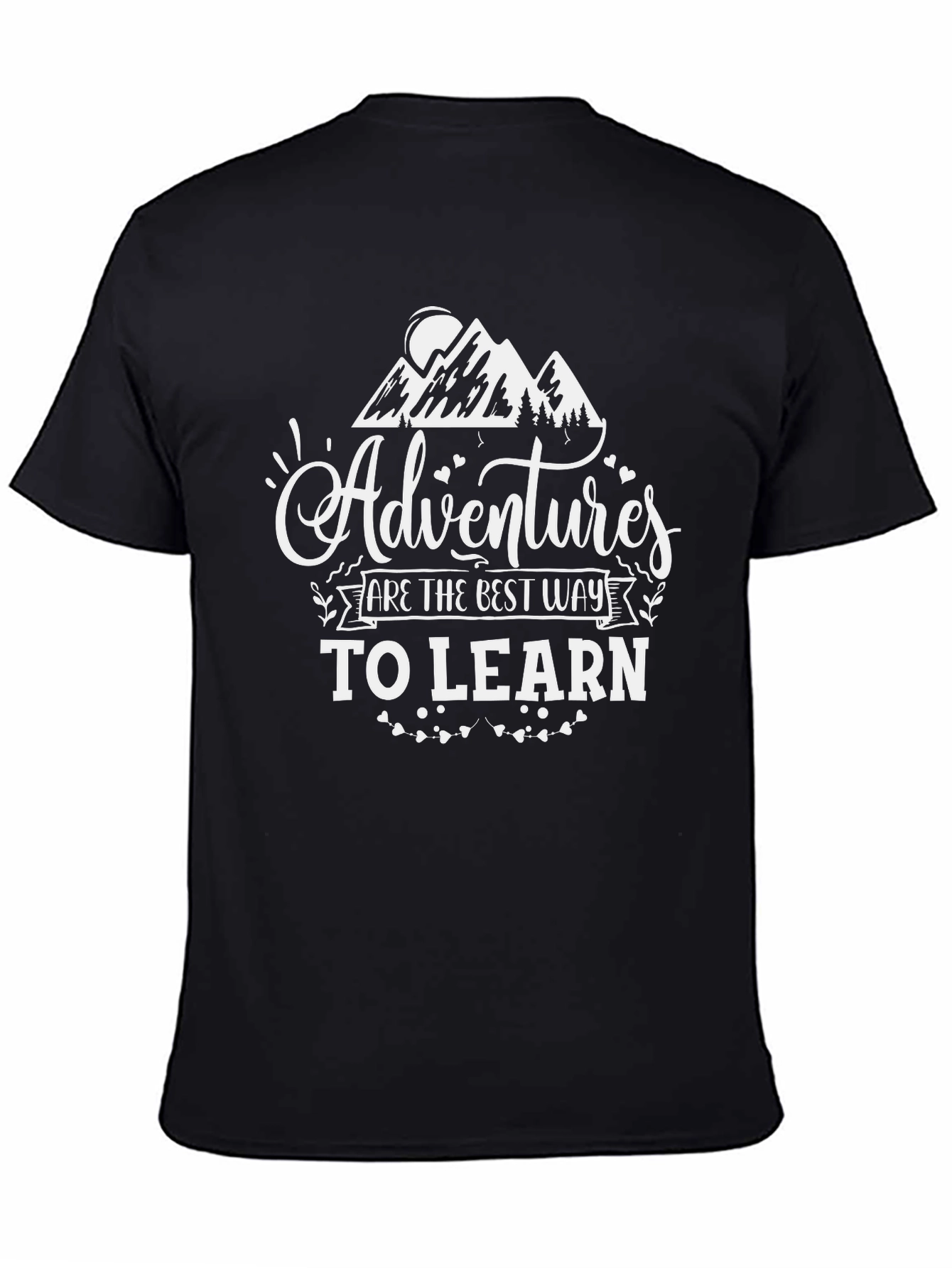 Adventure Seeker Black T-Shirt
