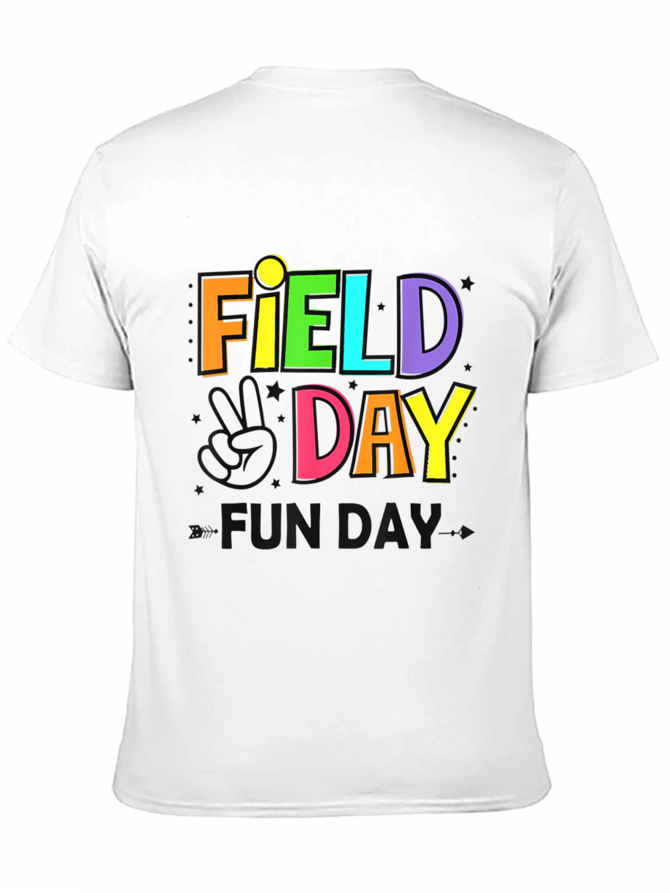 Field Day Fun Day Black T-Shirt