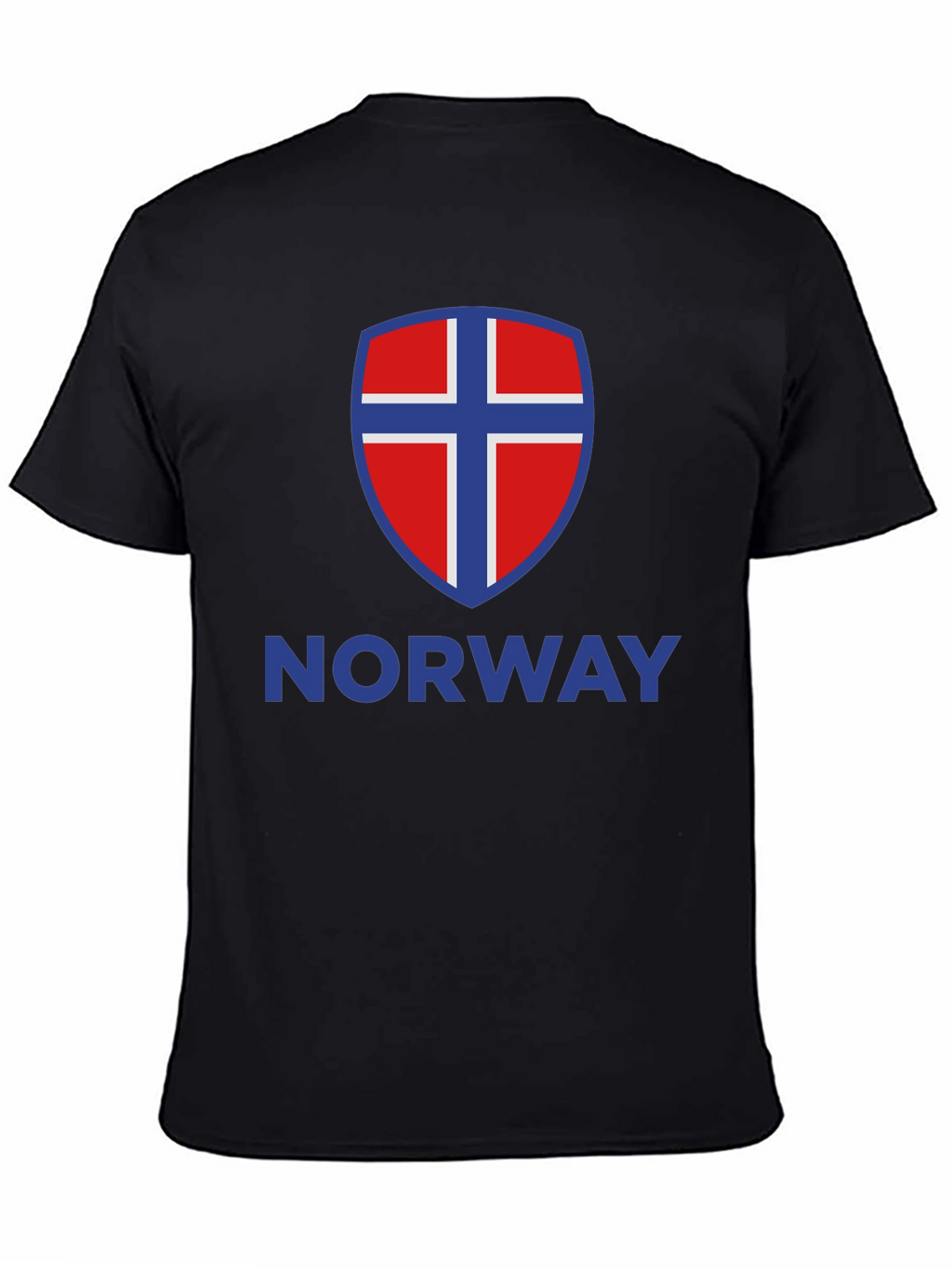 Norway Flag Shield T-Shirt - Patriotic Pride!